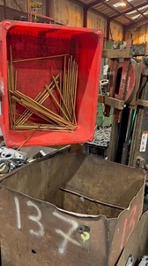 Cropping Brass rods with scrapman sam ♻️💸💸 #gold #brass #cuttin #cropping #scrap #metal | Monarch Metals LTD