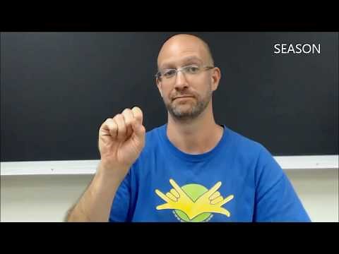SEASONS | ASL - American Sign Language