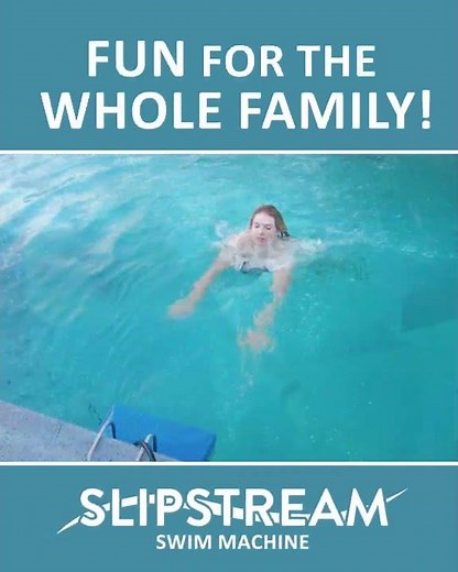 Slipstream Swimming Machine Creates A Powerful Swim Current In YOUR Pool #swimming #swimmingpool