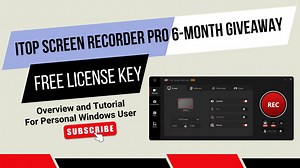 Get ready to elevate your screen recording with the iTop Screen Recorder PRO! In this video, we introduce an exciting 6-Month Giveaway of this powerful software. Discover its standout features, including flexible recording settings, real-time editing, and a user-friendly interface designed to meet all your recording needs. Don't miss this limited-time offer to enhance your screen recording skills for free! Make sure to like and share this video to spread the word about this fantastic opportunity