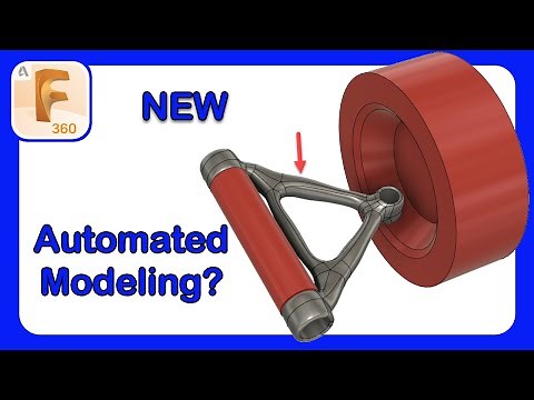 What is Automated Modeling? | What's New in Fusion 360 #Fusion360 #Automated Modeling