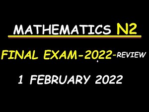 [LATEST] 1 FEBRUARY EXAM MATHS N2