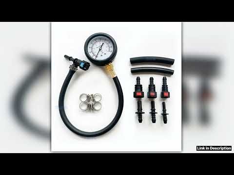 Fuel Pressure Test Kit Fuel Pressure Gauge 0100PSI Fuel Injection Pump Pressure Tester Gauge Kit fo