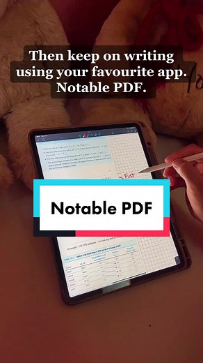 Easy Note-Taking with Notable PDF on iPad