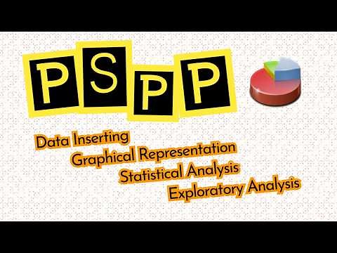 PSPP: Inserting data, Graphical representation, Statistical analysis, Exploratory analysis