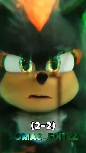 knuckles vs shadow (movie versions)