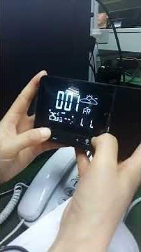 How to set the time zone for protmex projection clock