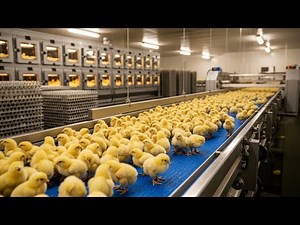 Chicken Hatchery Factory Tour: From Egg to Broiler Chicken Process
