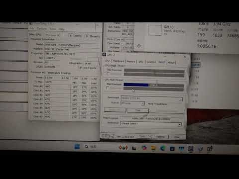 Intel Core i7-9700 PL1（TDP65W）時 クロック推移