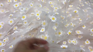 Daisy Lace Fabric, Daisy Print Tulle Mesh Lace Fabric, Daisy Floral Lace Fabric for Doll Dress, Tutu Dress, Backdrop, Decoration - Etsy