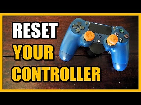How to RESET PS4 Controller without PS4 (Fast Tutorial)