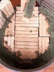 Multi purpose wood stove Creative ideas from cement and non iron