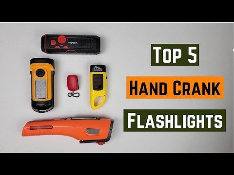 Top 5 Best Hand Crank Flashlights for Camping & Emergency Situations