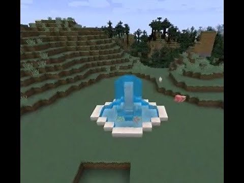 funktionierenden Springbrunnen in Minecraft bauen ohne Mod, Tutorial