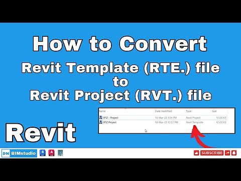 Revit template (RTE.) file to Revit Project (RVT.) file | REVIT | Hindi