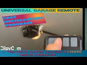 Liftmaster 893LM garage remote compatible to universal remote