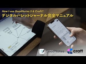 GoodNotes 5とCraftを使ったデジタルバレットジャーナルのやり方パーフェクトガイド