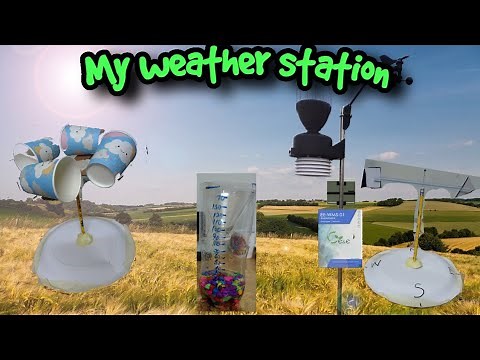 How to make wind vane, rain gauge and anemometer