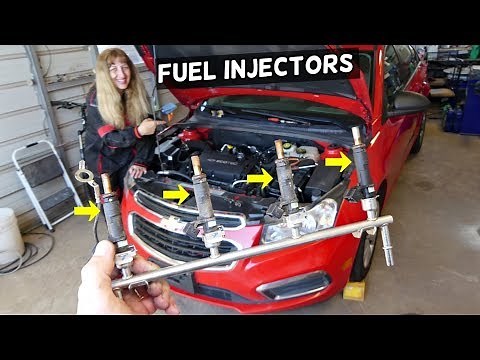 FUEL INJECTORS REPLACEMENT CHEVROLET CRUZE, SONIC FUEL INJECTOR REMOVAL
