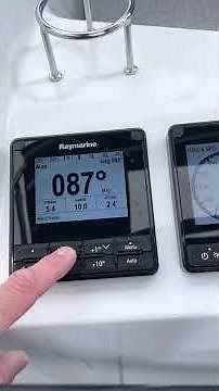 Raymarine auto pilot operation
