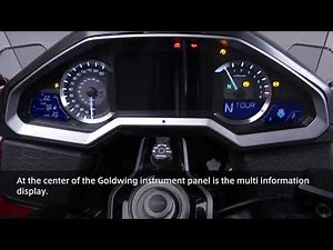 Honda Goldwing Informational Display