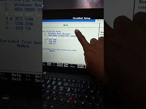 "CARA SETTING BIOS Lenovo ThinkPad T460 T70 - UEFI USB Bootable dengan Cepat!"