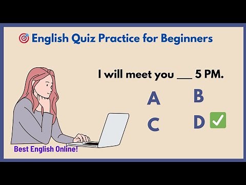 🎯100 English Quiz Questions for Beginners | Test Your English Level!