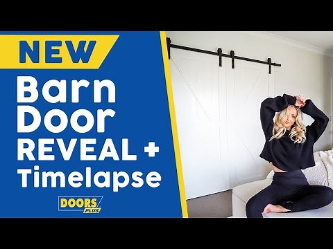 Barn Door Installation Reveal + Timelapse | Doors Plus