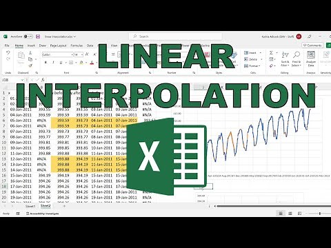 Linear Interpolation in Excel | Fill in Missing Values