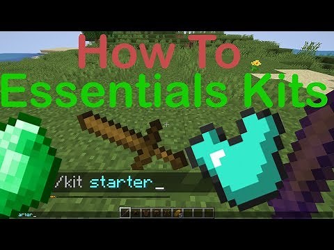 How To Essentials Kits - Minecraft Plugin Tutorial