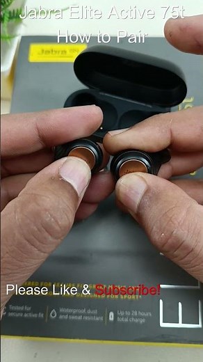 Jabra Elite Active 75t Bluetooth Earbuds | How to Pair to any smart device