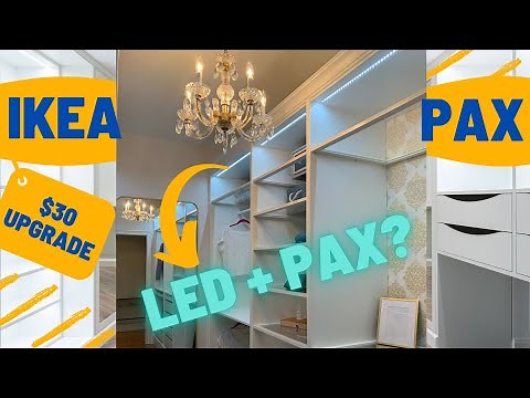 IKEA PAX LED INSTALL
