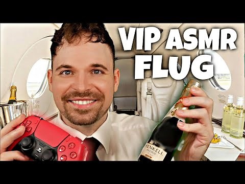 ASMR First Class VIP Flug | Flugbegleiter Roleplay