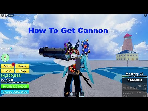 How To Get Canon in Blox Fruits | Advanced Weapon Dealer NPC