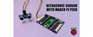 Ultrasonic HC-SR04P Using Raspberry Pi Pico