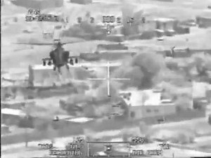 Apache Hits Snipers With 30mm