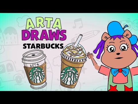 How to draw STARBUCKS drink☕🥛
