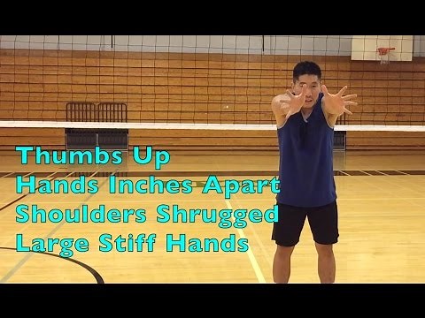 Middle Blocker Hand + Arm Positioning - How to BLOCK a Volleyball Tutorial (part 2/2)