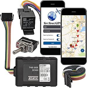 Spy Spot GV53MG Vehicle GPS Tracker with 4G Hard Wire Kill Switch, Remotely Disable The Ignition from Any Location, Real-Time Locator & Tracking Device with US, CA, MX Coverage, Subscription Required