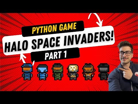 Making Halo Space Invaders Game In Python! Part 1 - Game Setup
