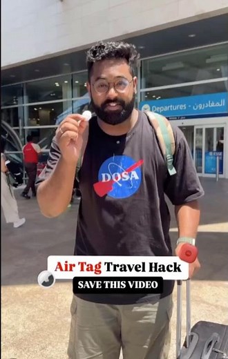 Air Tag TRAVEL HACK ✈️📍
