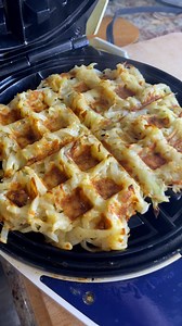 Cooking Hashbrowns In A Waffle Maker?! | Eitan Bernath