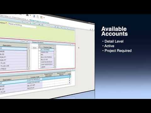 Deltek Costpoint Training Video: Project Account Group