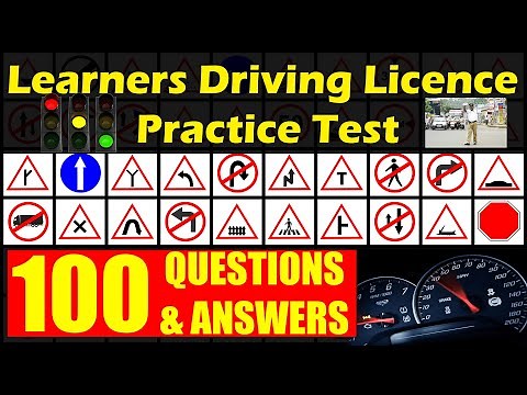 Indian Driving License Test | 100 Important Questions and Answers | LLR Practice Test in English