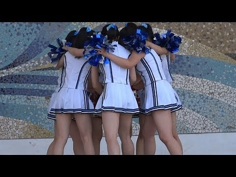 高校生 チア08 (チアダンス) High school girls cheer Dance