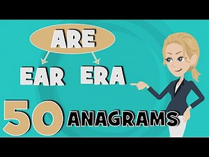 ANAGRAMS | 50 anagram words for kids | anagrams in English | Kids Grade