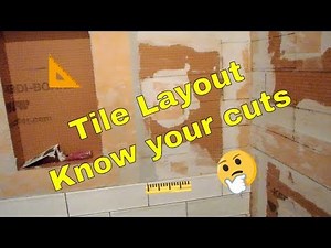 Plan your tile layout for the best result.