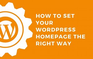 How to Set Your WordPress Homepage the Right Way (A beginners guide)
