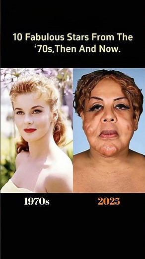 Top 10 Fabulous Stars of the 70s ✨ Then & Now! #shorts