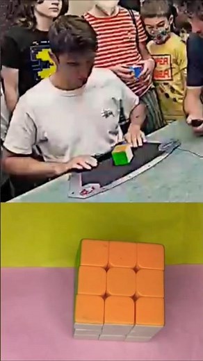 cube World record solv in 1.26 second #shorts #rubikscube #worldrecord
